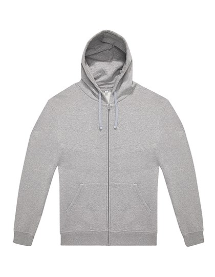 B&C BE INSPIRED - ID.334 Zip Hood - Sport Grey (Heather)