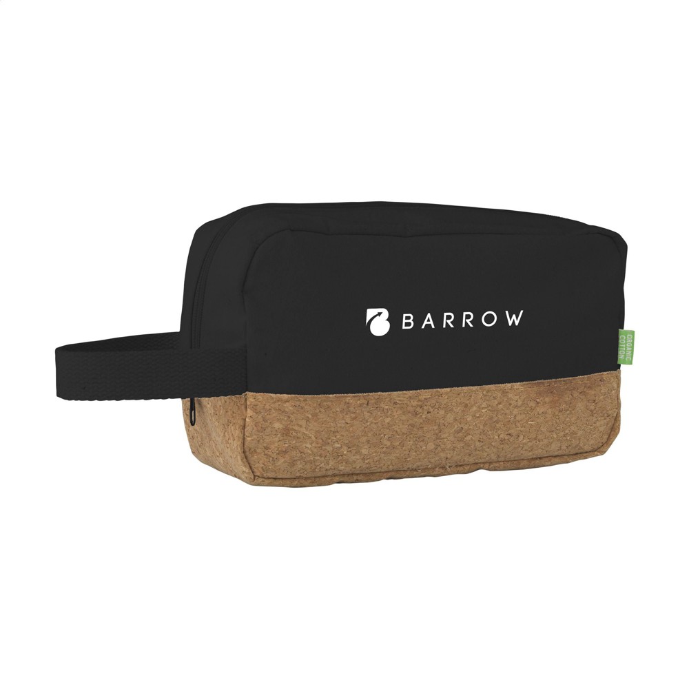 CosCork Eco Kulturbeutel - schwarz (± PMS Black)