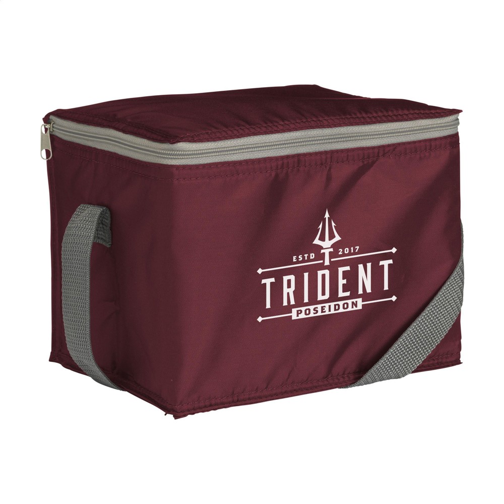 CoolMate GRS RPET Kühltasche - bordeauxrot (± PMS 188C)