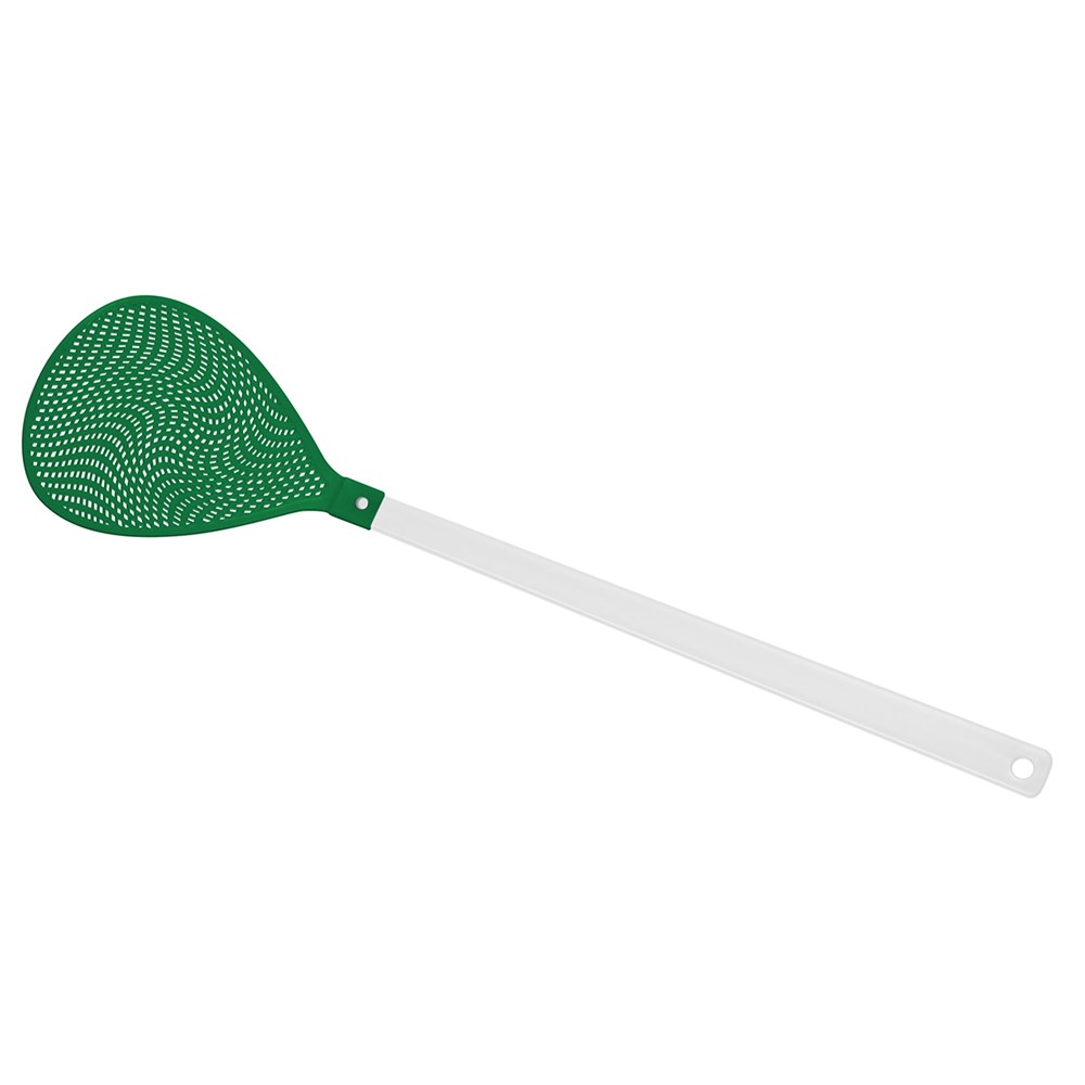 Fliegenklatsche "Oval" - weiß/grün