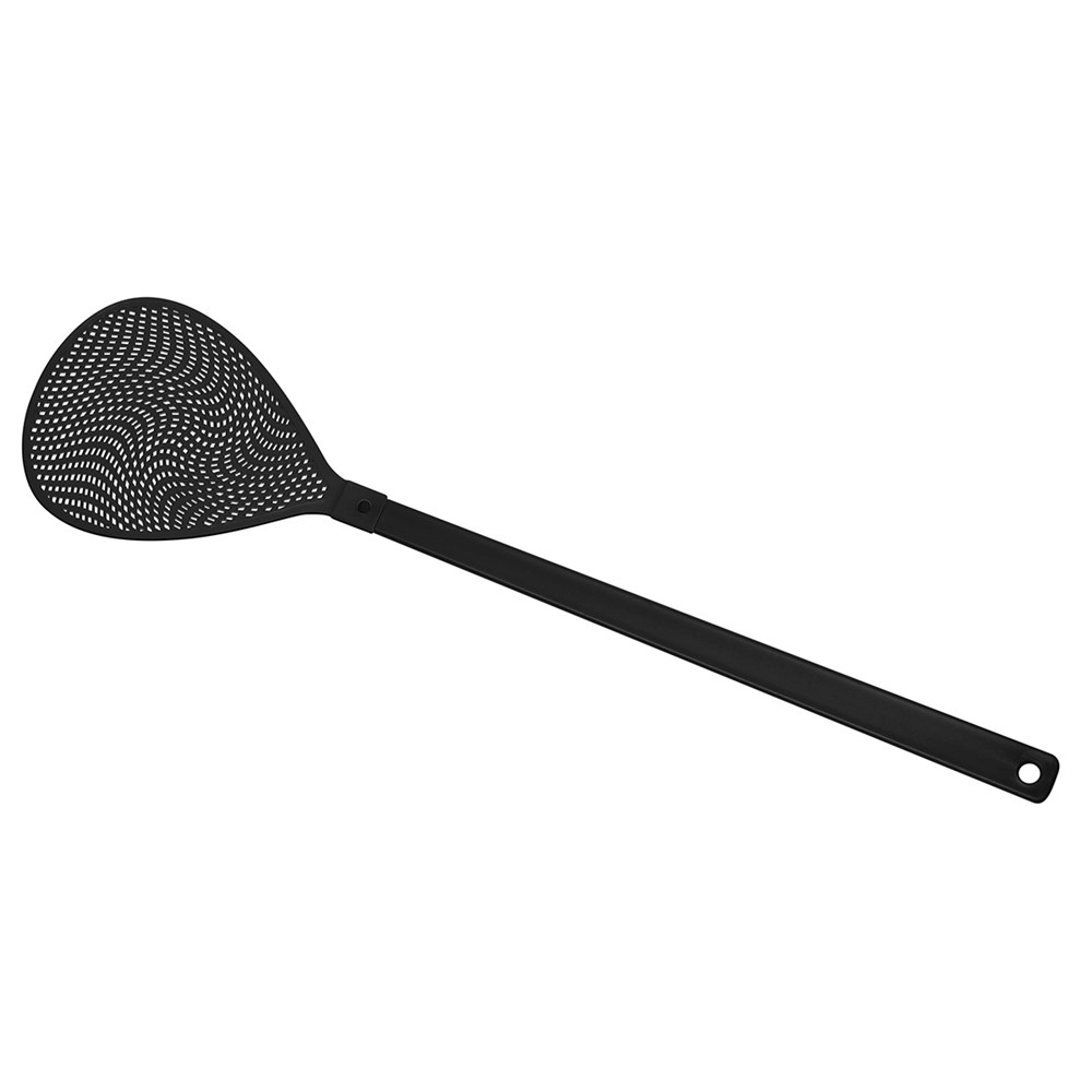 Fliegenklatsche "Oval" - schwarz/schwarz