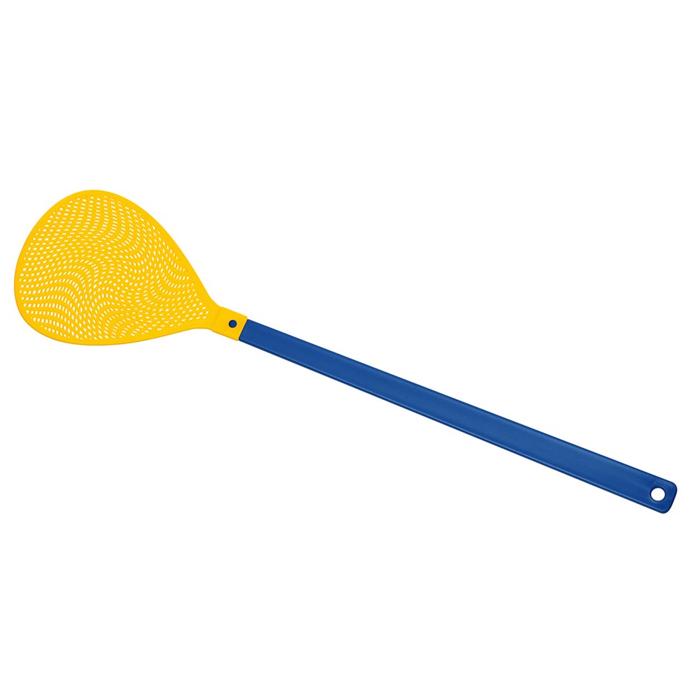 Fliegenklatsche "Oval" - blau/gelb