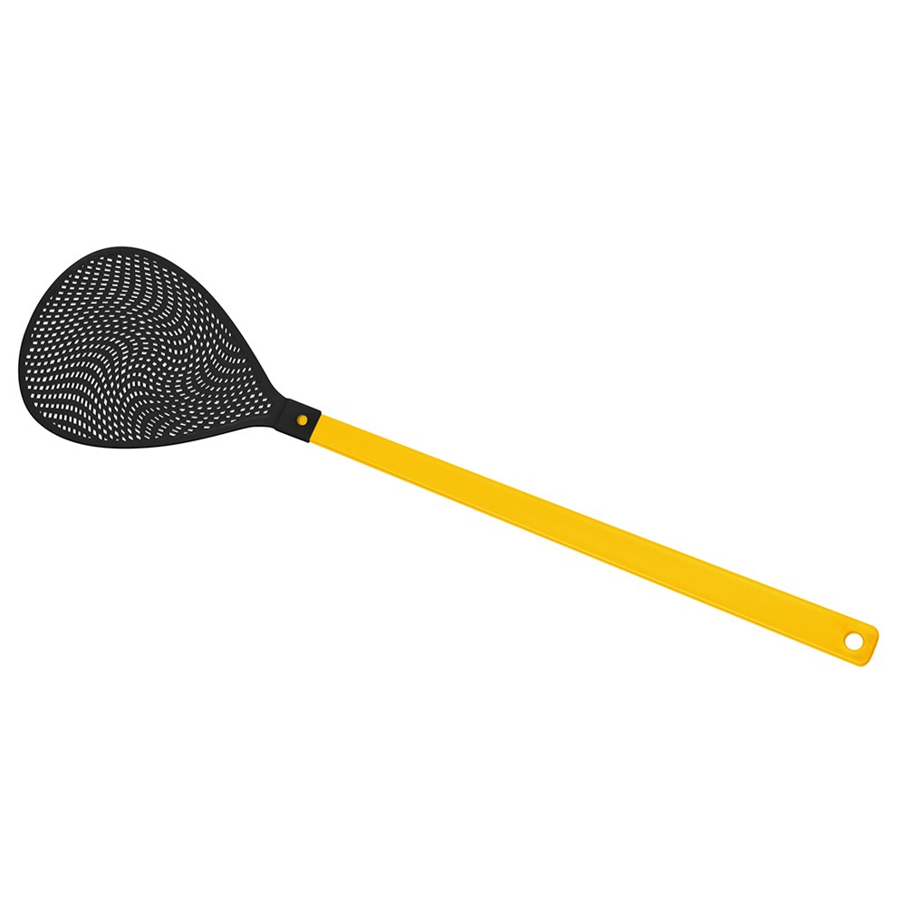 Fliegenklatsche "Oval" - gelb/schwarz