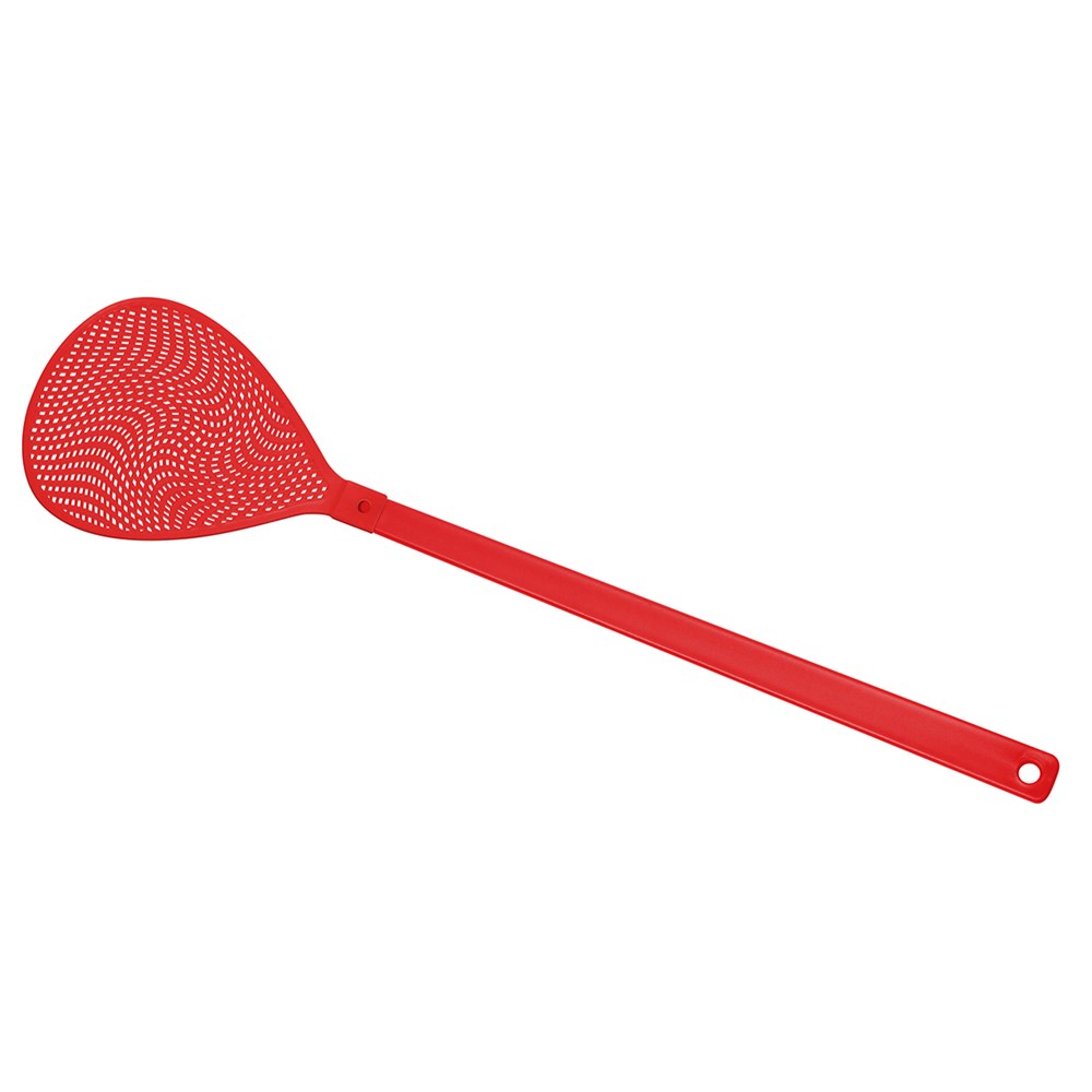 Fliegenklatsche "Oval" - rot/rot